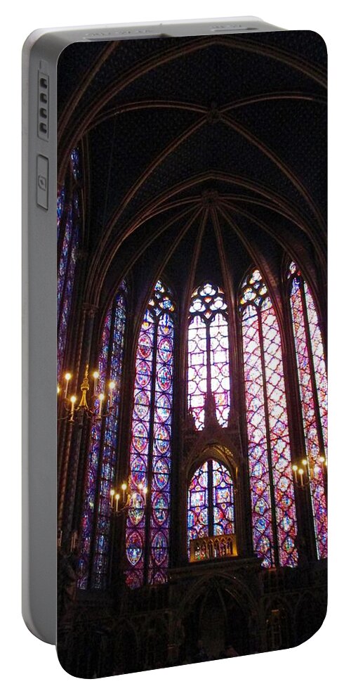 Sainte Chapelle Portable Battery Charger featuring the photograph Sainte-Chapelle by Christopher J Kirby