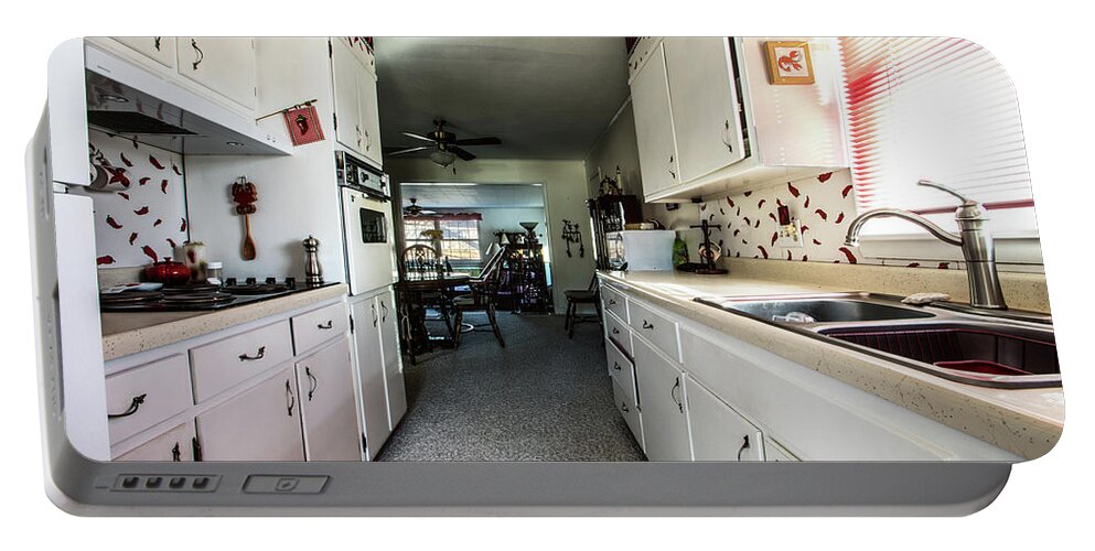 Real Estate Photography Portable Battery Charger featuring the photograph Sample Galley Kitchen - 908 by Jeff Kurtz