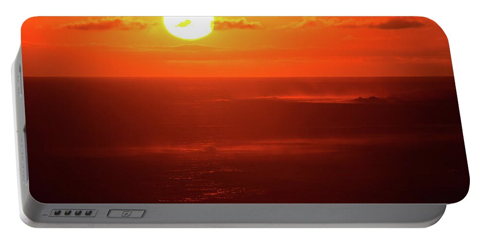 San Onofre State Beach Portable Battery Charger featuring the photograph San Onofre State Beach Sunset by Kyle Hanson