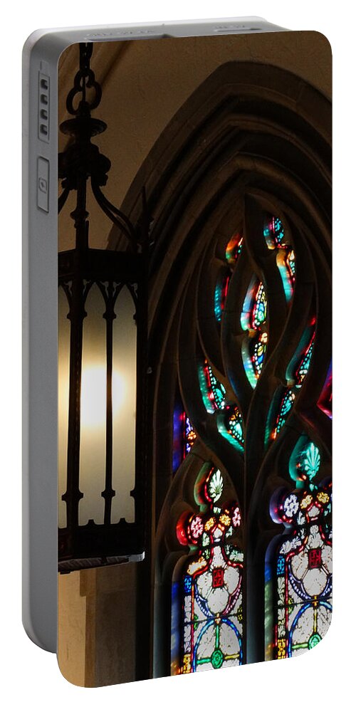 Light Portable Battery Charger featuring the photograph Sanctuary Lighting by David T Wilkinson