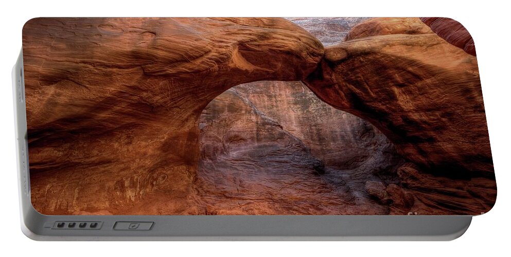 Arches National Park Portable Battery Charger featuring the photograph Sand Arch by Roxie Crouch