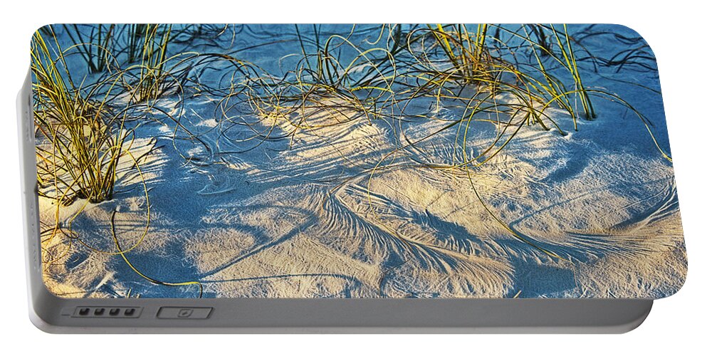 Sand Feathers Portable Battery Charger featuring the photograph Sand Feathers by David Arment
