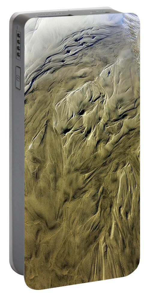 Newel Hunter Portable Battery Charger featuring the photograph Sand Sculpture2 by Newel Hunter