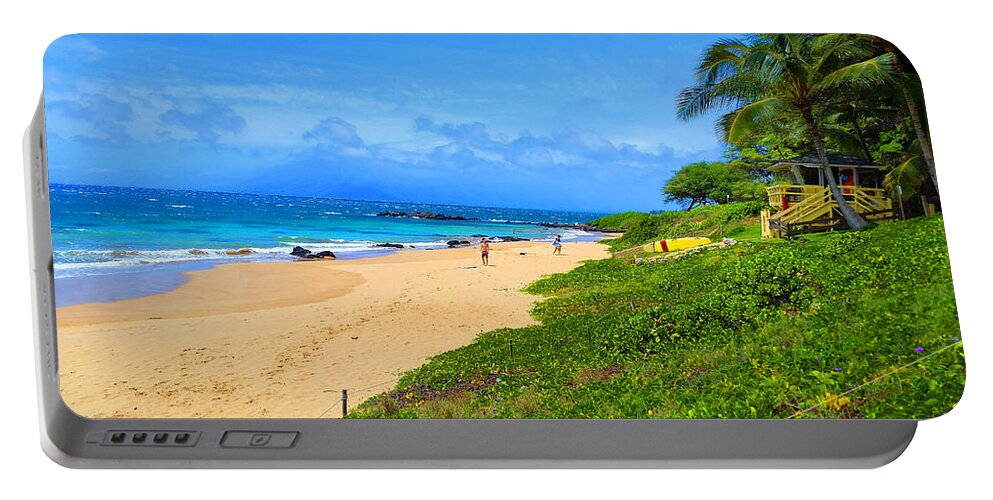 Maui Portable Battery Charger featuring the photograph Sandy Beaches of Maui by Michael Rucker