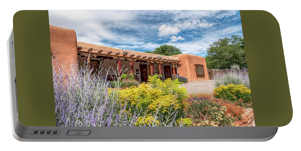 Adobe Portable Battery Charger featuring the photograph Santa Fe Beauty by Paul LeSage