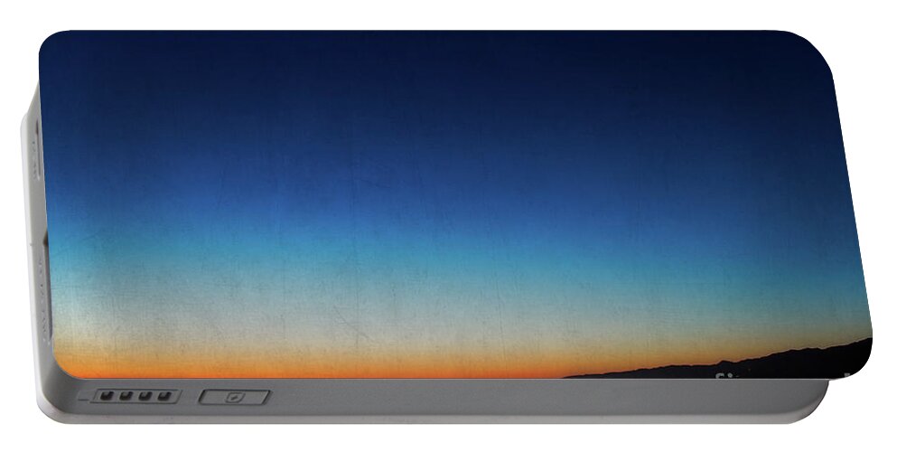 Santa Monica Portable Battery Charger featuring the photograph Santa Monica Sunset 1 by Doug Sturgess