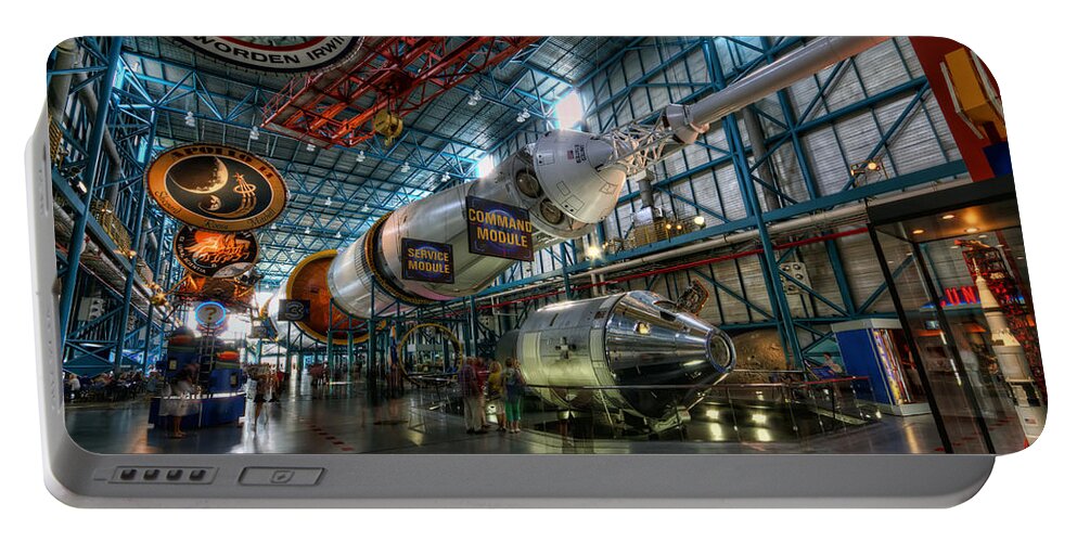 Brad Granger Portable Battery Charger featuring the photograph Saturn 5 by Brad Granger