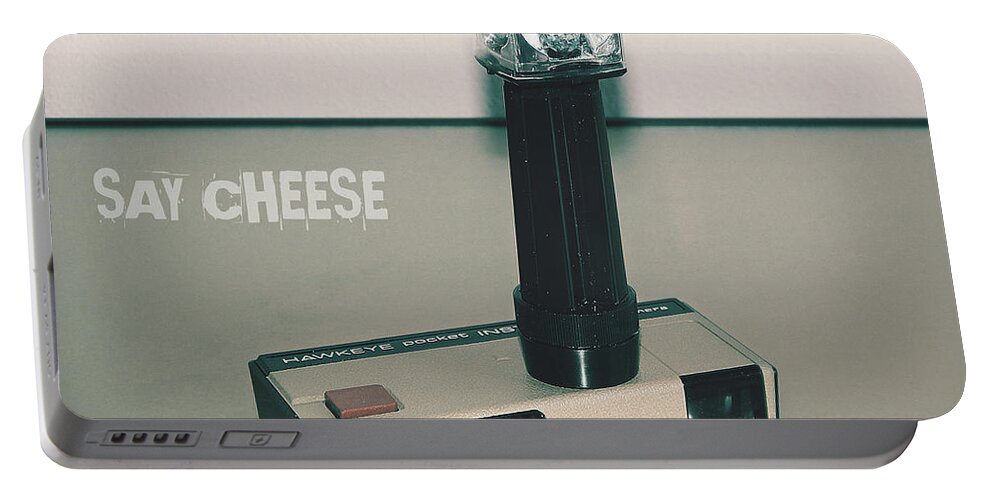 Camera Portable Battery Charger featuring the photograph Say Cheese by Phil Perkins