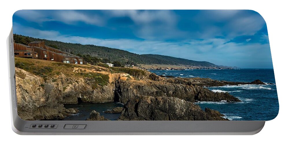 Sea Ranch Portable Battery Charger featuring the photograph Scenic Sea Ranch California by Mountain Dreams