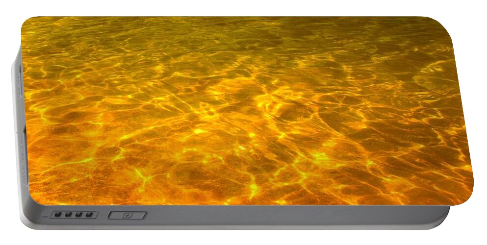 Gold Portable Battery Charger featuring the photograph Sea of Gold by Steven Robiner
