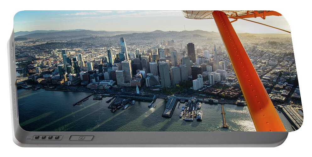San Francisco Portable Battery Charger featuring the photograph Seaplane Adventure by Raf Winterpacht