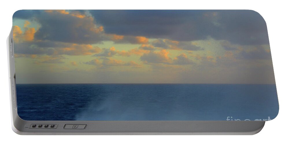 Sea Portable Battery Charger featuring the photograph Seas The Day by Robyn King