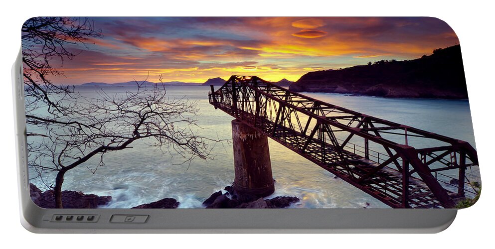 Seascape Portable Battery Charger featuring the photograph Seascape by Jackie Russo