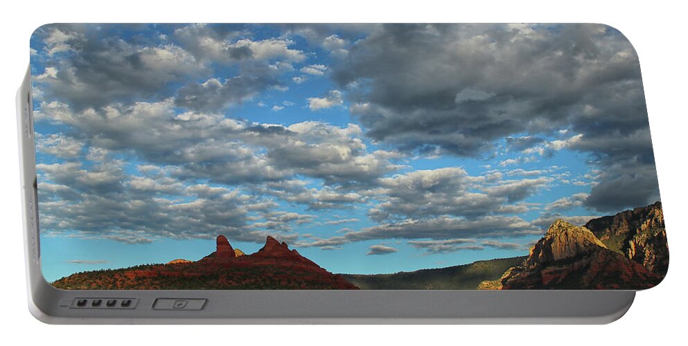 Sedona Portable Battery Charger featuring the photograph Sedona Skies 0013 by Tom Kelly