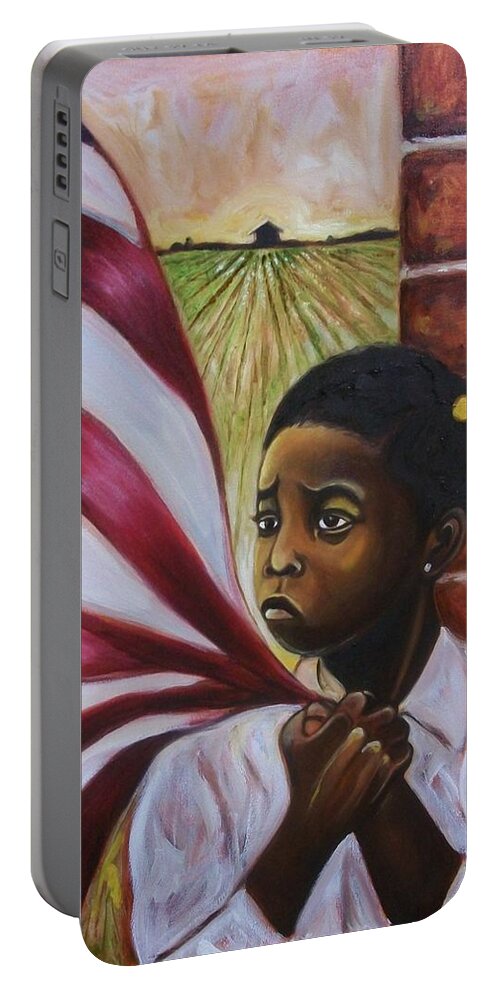Emery Franklin Art Portable Battery Charger featuring the painting See Yourself by Emery Franklin