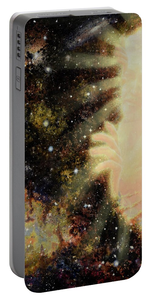 God Portable Battery Charger featuring the painting Seeing Beyond 2 by Graham Braddock