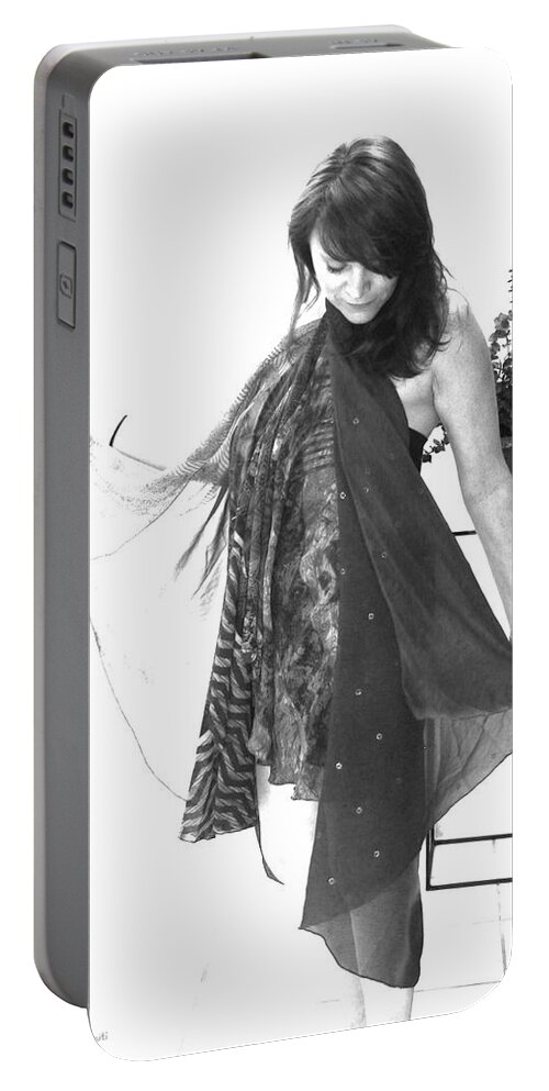 Self Portrait Portable Battery Charger featuring the photograph Self Portrait by Linda Sannuti