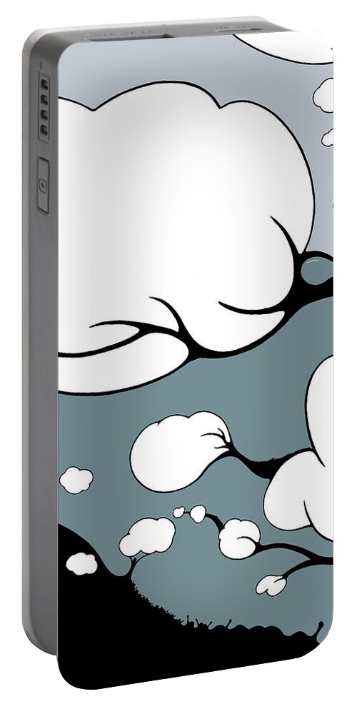 Climate Change Portable Battery Charger featuring the drawing Serenity by Craig Tilley