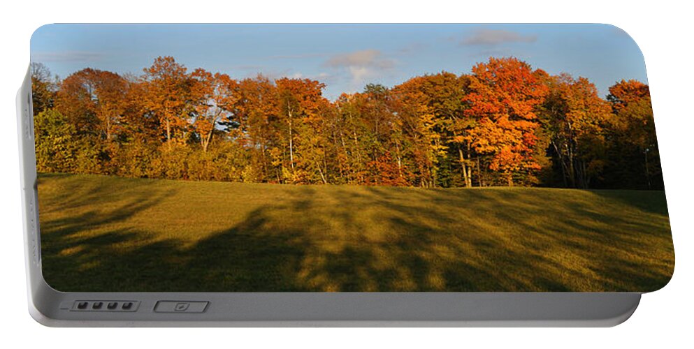 Fall Portable Battery Charger featuring the photograph Shadows Bow by Tim Nyberg