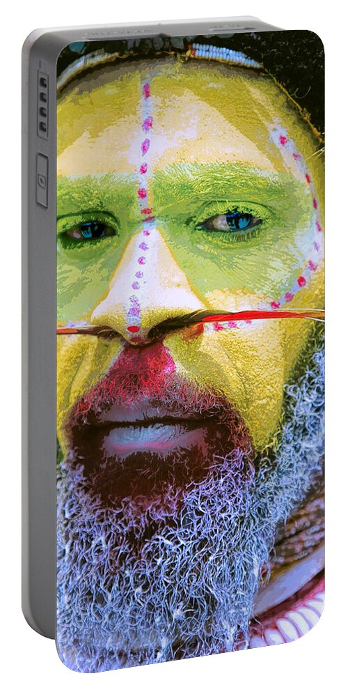 Shaman Portable Battery Charger featuring the photograph Shaman 6 by Dominic Piperata