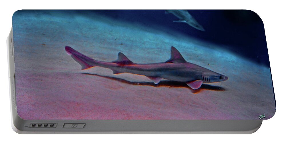 Sharks Portable Battery Charger featuring the photograph Sharks by CHAZ Daugherty