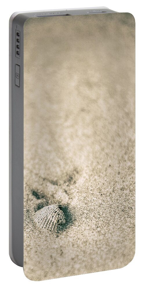 Beach Portable Battery Charger featuring the photograph Shell on Beach Alabama by John McGraw