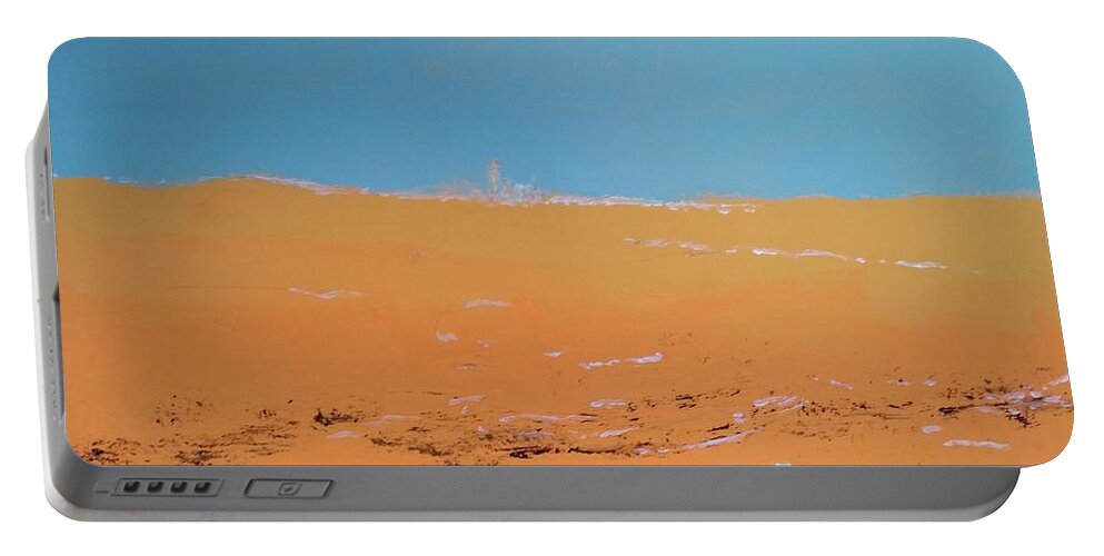 Photograph Portable Battery Charger featuring the painting Sheltering sky by Bachmors Artist