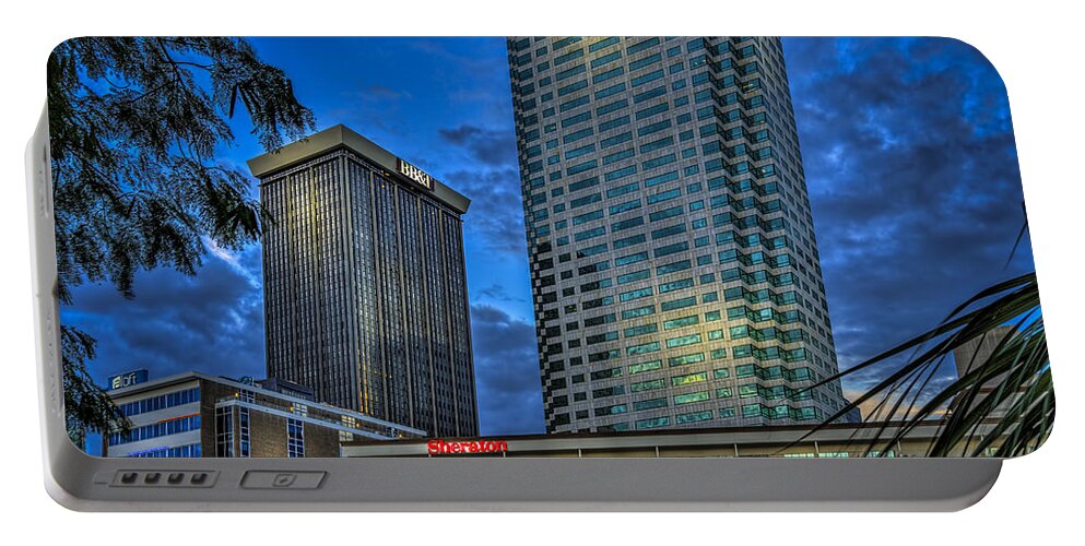 Tampa Portable Battery Charger featuring the photograph Sheraton Water Front by Marvin Spates