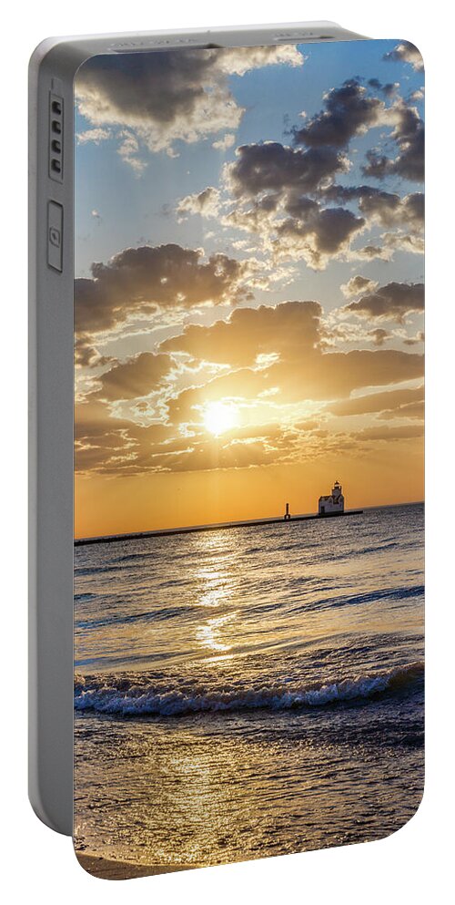 Lighthouse Portable Battery Charger featuring the photograph Show Me Your Wonder by Bill Pevlor