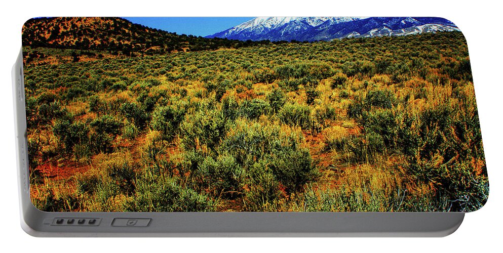Colorado Portable Battery Charger featuring the photograph Sierra Blanca by Roger Passman