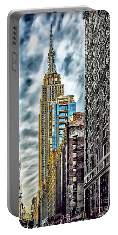 New York City Portable Battery Charger featuring the photograph Sights in New York City - Skyscrapers 10 by Walt Foegelle
