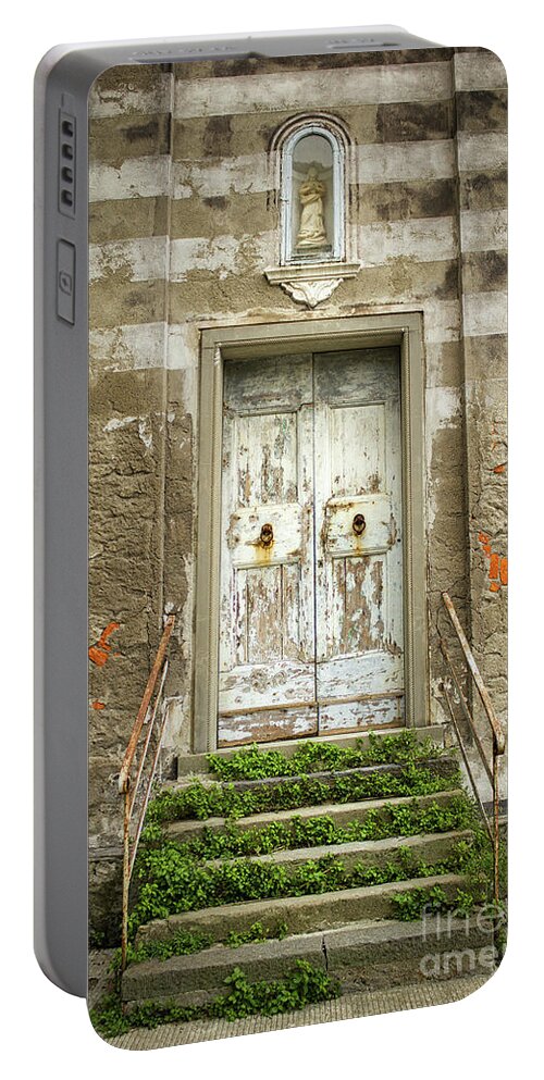 Doors Portable Battery Charger featuring the photograph Silent Sanctuary by Becqi Sherman