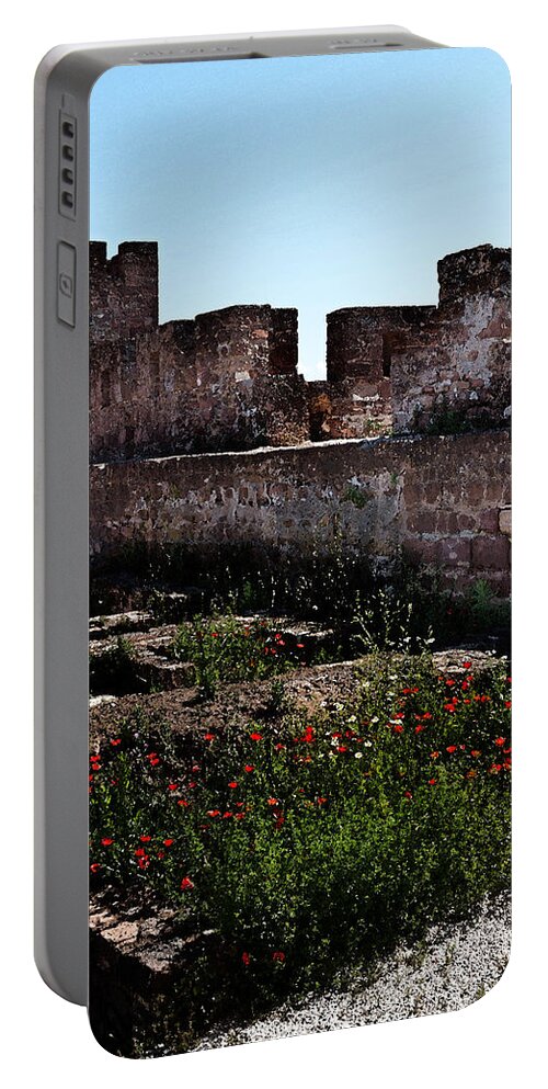 Silves Portable Battery Charger featuring the photograph Silves Castle by Louise Heusinkveld