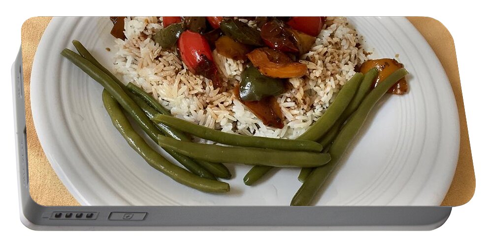 Healthful Food Portable Battery Charger featuring the photograph Simple and Healthful by Carlos Avila