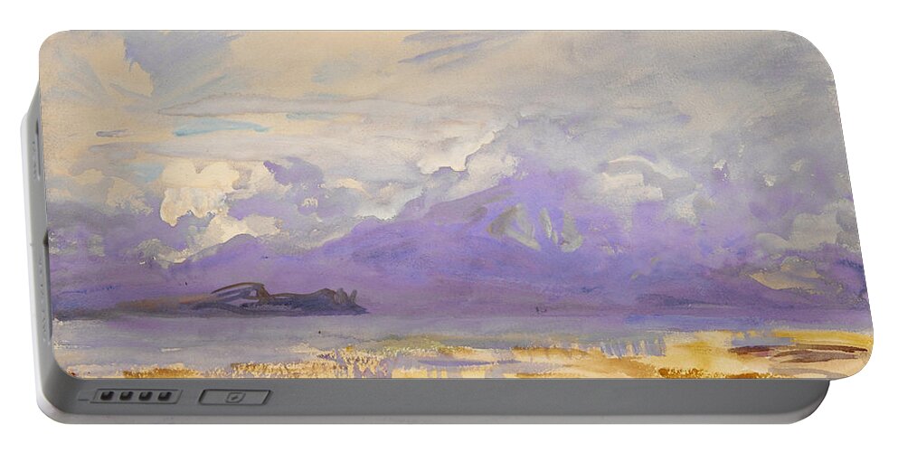 John Singer Sargent Portable Battery Charger featuring the painting Sirmione by John Singer Sargent