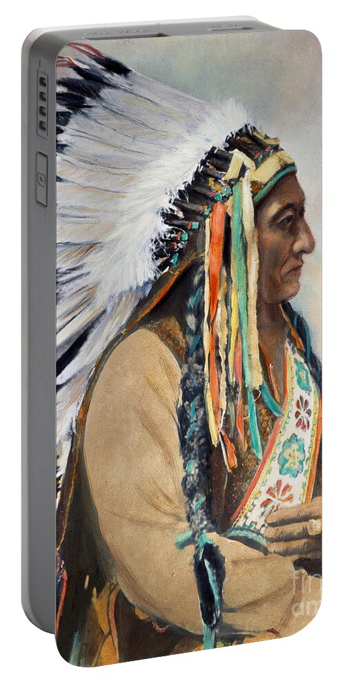 19th Century Portable Battery Charger featuring the photograph Sitting Bull (1834-1890) by Granger