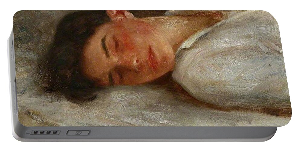 Sketch Portable Battery Charger featuring the painting Sketch for Summer Dreams by Henry Scott Tuke