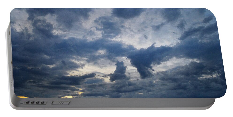 Glenn Mccarthy Portable Battery Charger featuring the photograph Sky Moods - Happenings by Glenn McCarthy Art and Photography