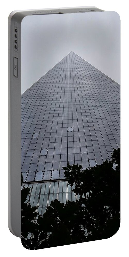 Skyscraper Portable Battery Charger featuring the photograph Skyscraper Reaching the Sky by Vic Ritchey