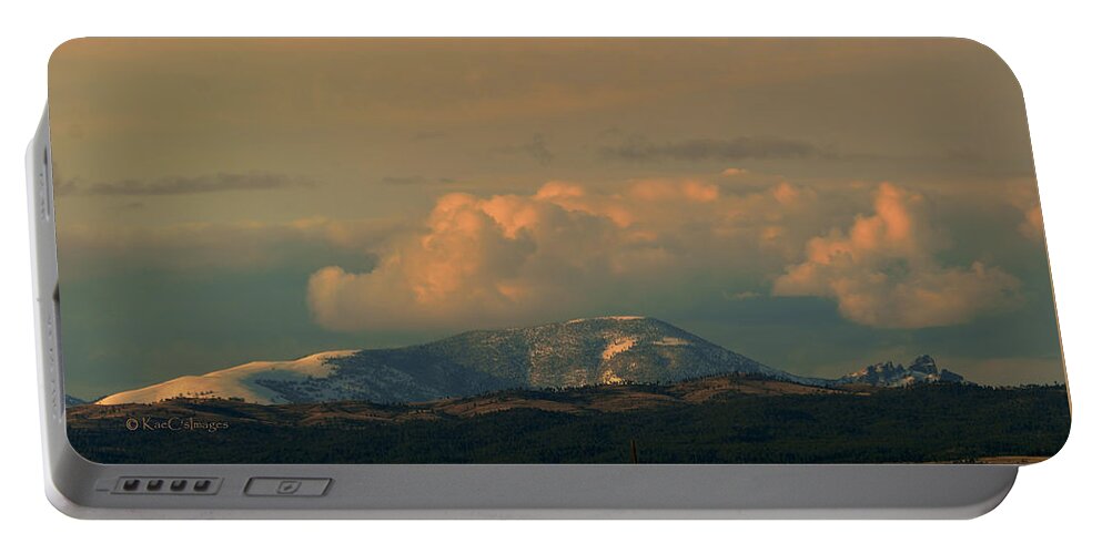 Mountain Portable Battery Charger featuring the photograph Sleeping Giant near Helena Montana by Kae Cheatham