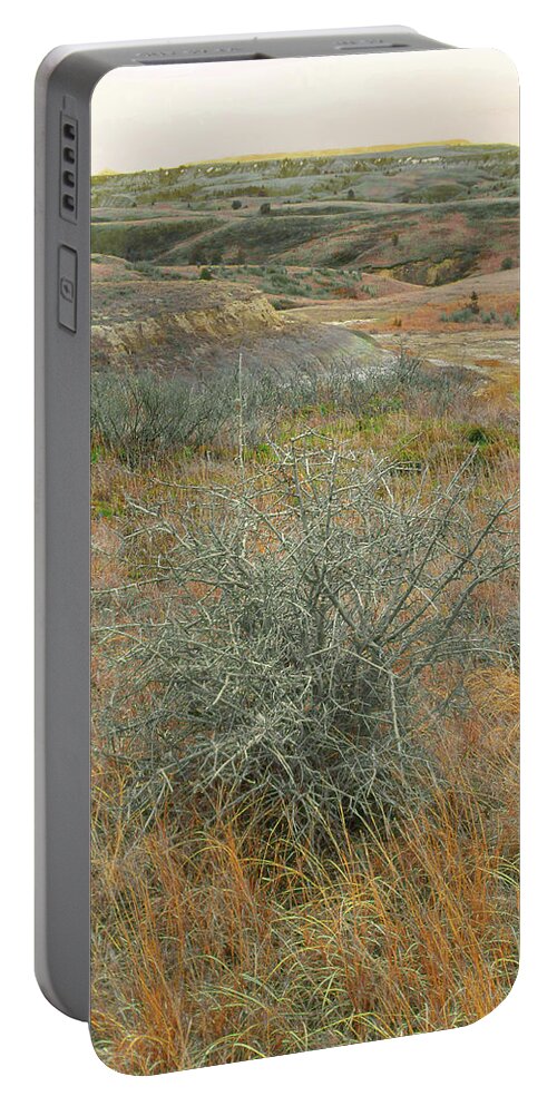 North Dakota Portable Battery Charger featuring the photograph Slope County Reverie by Cris Fulton