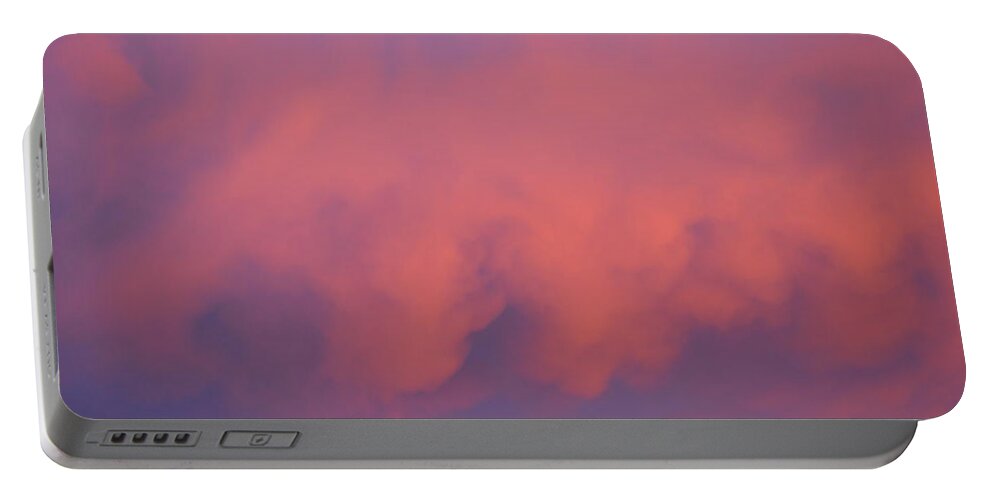 Red Clouds Portable Battery Charger featuring the photograph Smoke by Kathleen Maconachy