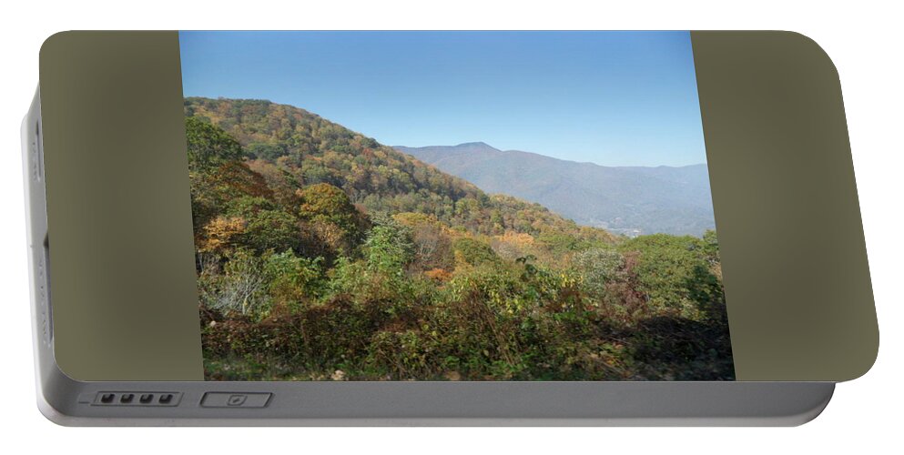 Smoky Mountains Portable Battery Charger featuring the photograph Smokies 11 by Val Oconnor