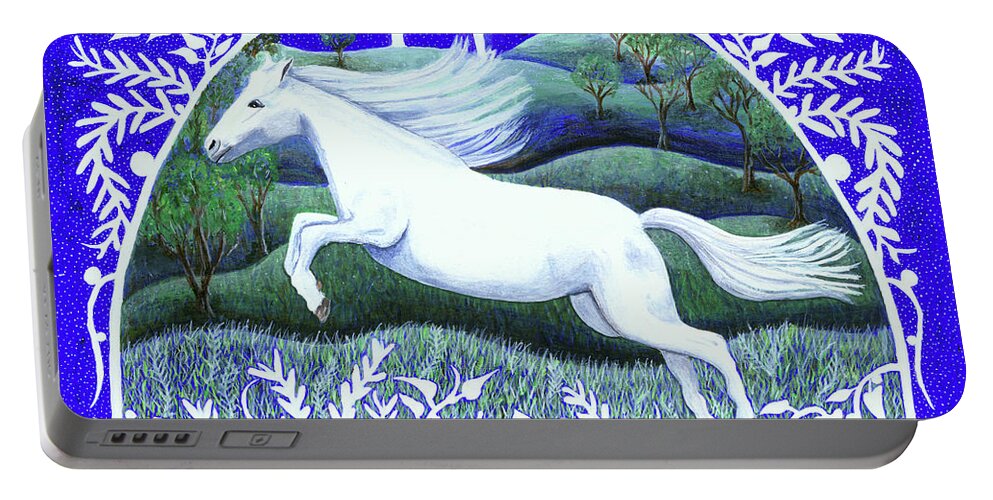 Lise Winne Portable Battery Charger featuring the painting Soar by Lise Winne