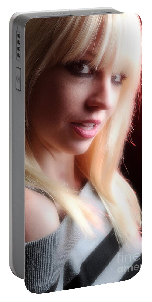 Artistic Photographs Portable Battery Charger featuring the photograph Soft Fire by Robert WK Clark