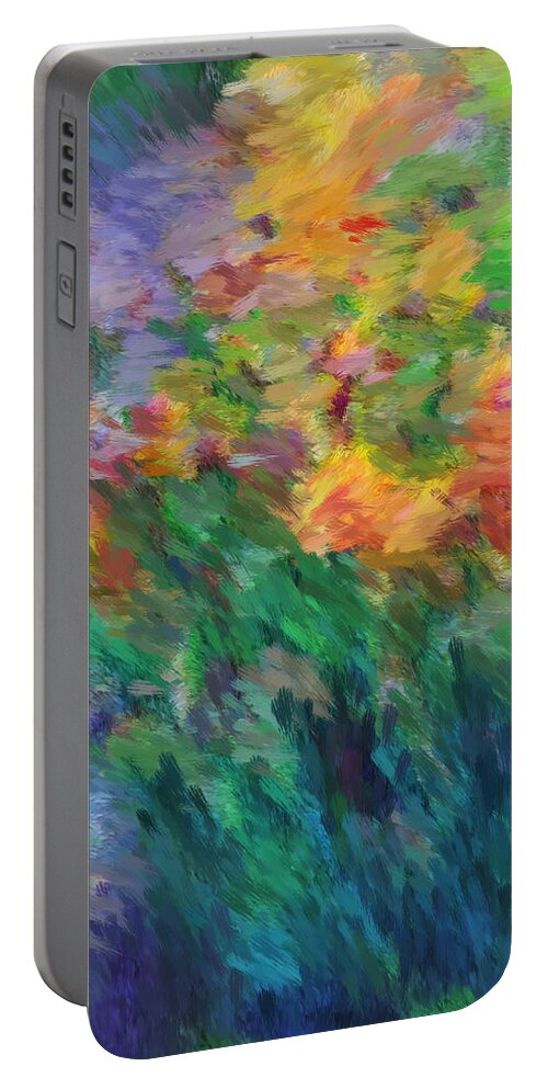 Iris Portable Battery Charger featuring the photograph Soft Iris 2 by Don Zawadiwsky