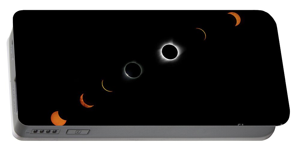 Solar Portable Battery Charger featuring the photograph Solar Eclipse 2017 by Dennis Hedberg