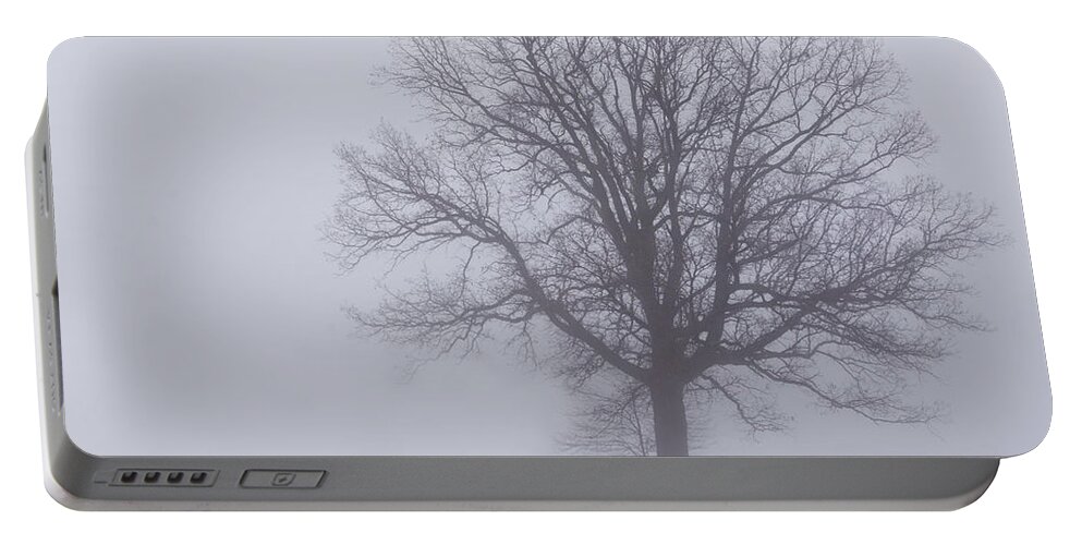 Fog Portable Battery Charger featuring the photograph Sometime We Need The Fog by Skip Tribby