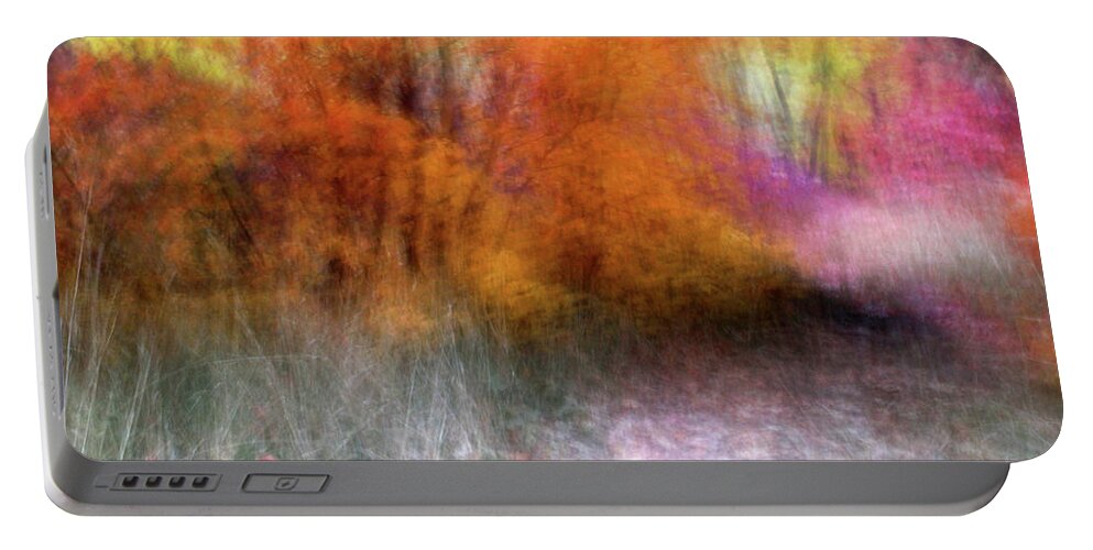 Abstract Portable Battery Charger featuring the photograph Soul Manifest by Brett Pelletier