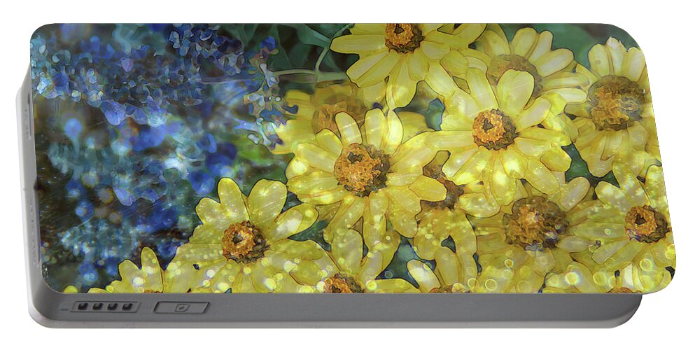 Flowers Portable Battery Charger featuring the photograph Soulful Silence by Vanessa Thomas